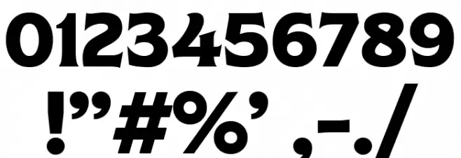Rodfat Two Demo Font OTHER CHARS