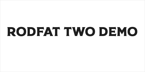 Rodfat Two Demo Logo