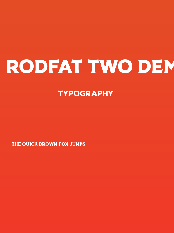 Rodfat Two Demo Poster