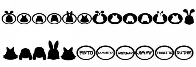 Rodfellowbats Schriftart Groß