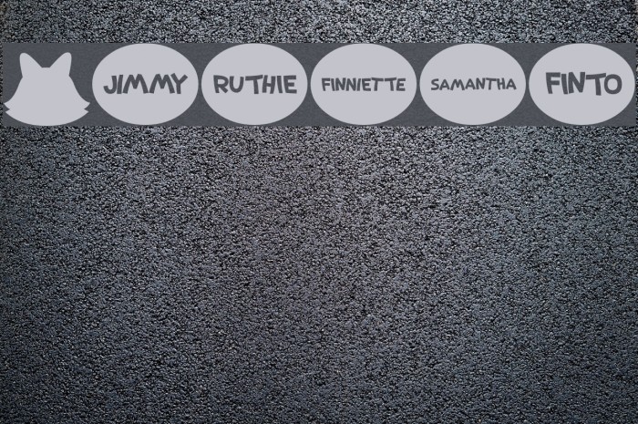Rodfellowbats Font examples