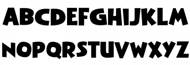 Rodfellows Wacky Шрифта ВЕРХНИЙ