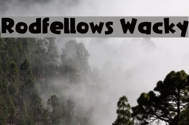 Rodfellows Wacky Example 3