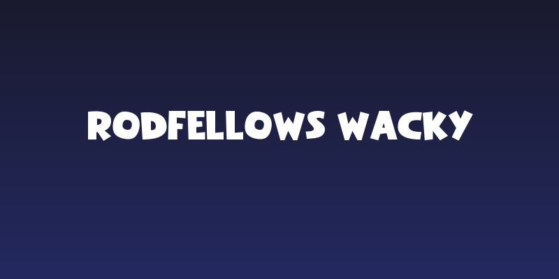 Rodfellows Wacky Social Header