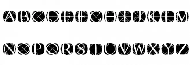 RodgauerOneRound Medium フォント 大文字