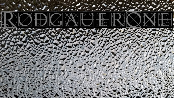 RodgauerOne Font examples