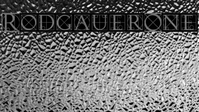 RodgauerOne Шрифта examples