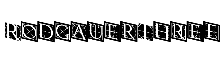 RodgauerThree  フリーフォントのダウンロード
