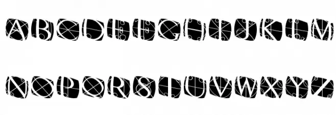 RodgauerThreeRounded Medium フォント 大文字