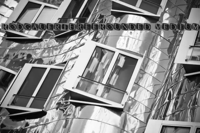 RodgauerThreeRounded Medium Font examples