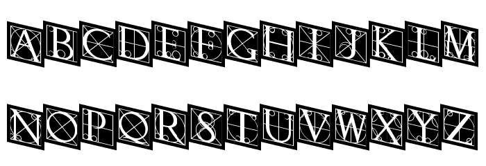 RodgauerThree Font LOWERCASE
