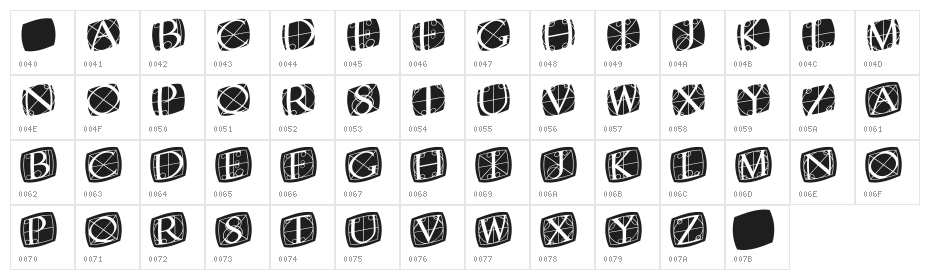 RodgauerTwoRounded-Medium Character Map