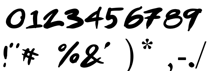 Rodi de Asis Font OTHER CHARS