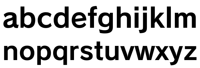 RodinBokutohPro-B Font LOWERCASE