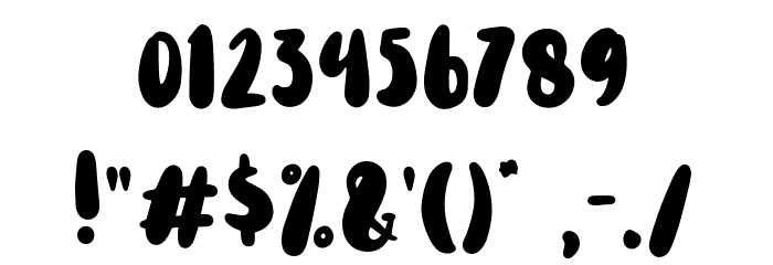 Rodit Bugs Font OTHER CHARS