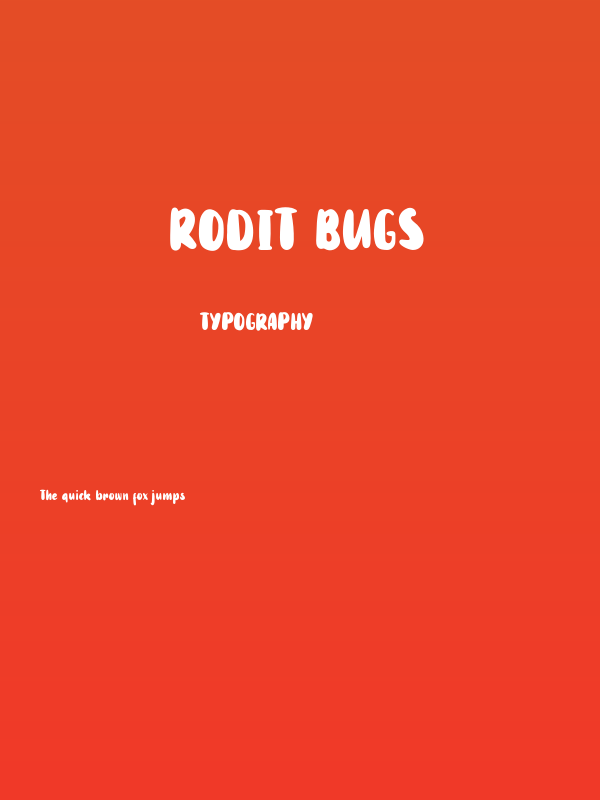 Rodit Bugs Poster