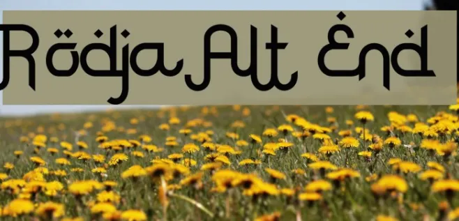 Rodja Alt End Example 2
