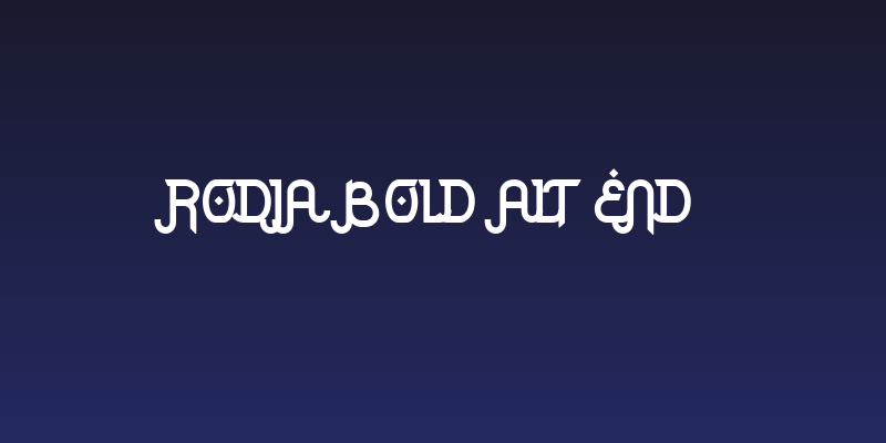 Rodja Bold Alt End Social Header