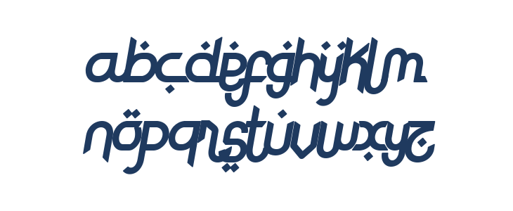 Rodja Bold Alt Slanted Lowercase