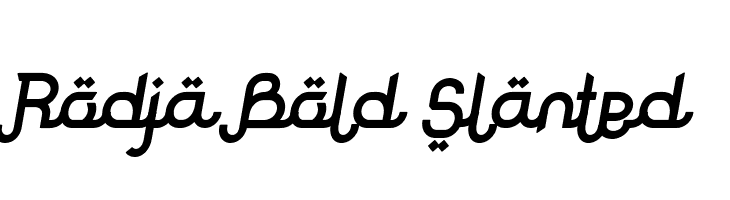 Rodja Bold Slanted  Free Fonts Download