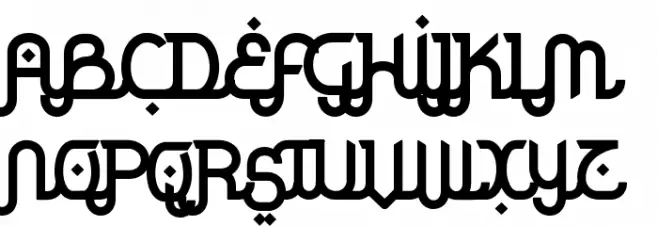 Rodja Bold Font UPPERCASE