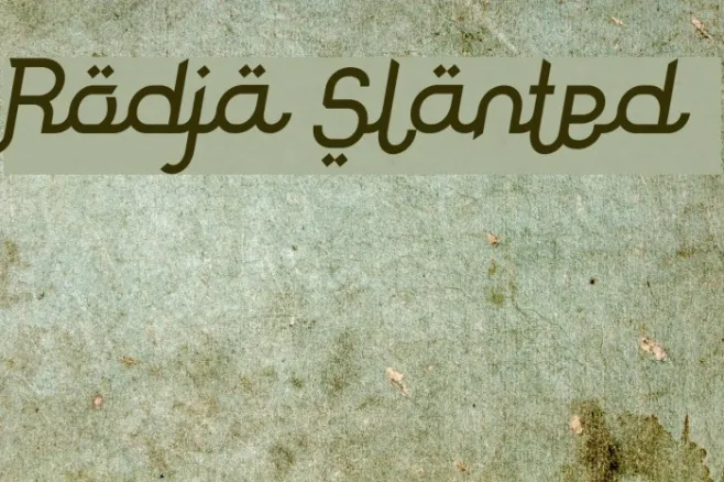 Rodja Slanted Example 3