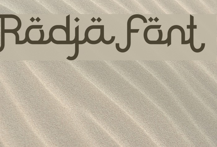 Rodja Font examples