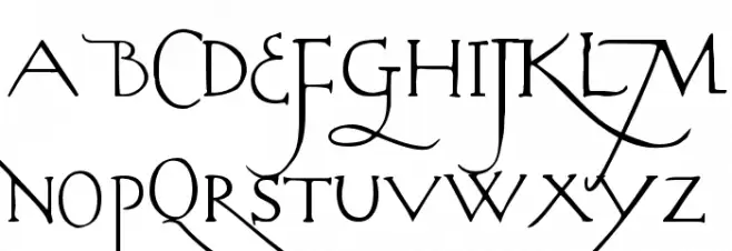 Rodolphe Tryout フォント 大文字
