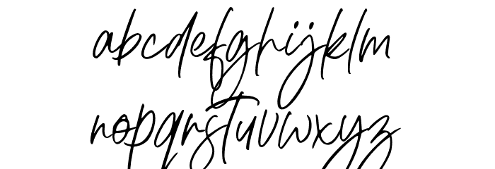 Rodrigues Font LOWERCASE