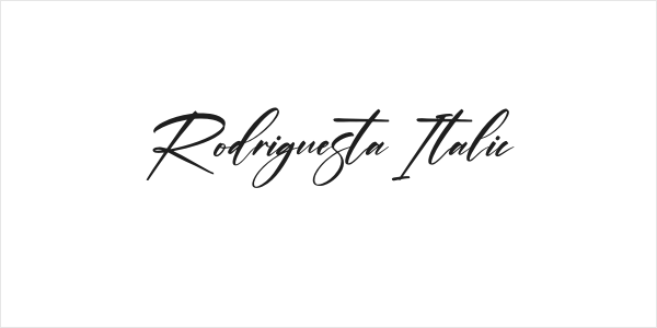 Rodriguesta Italic Logo