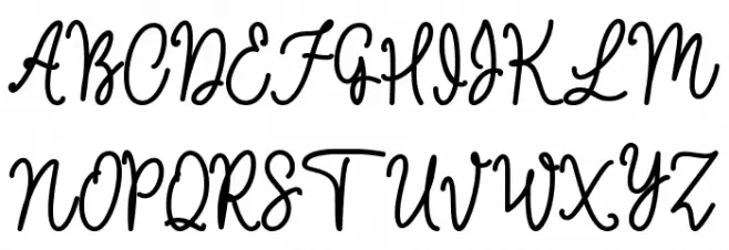 Rodriguez Monoline Demo Schriftart Groß