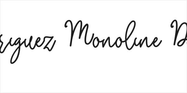 Rodriguez Monoline Demo Logo