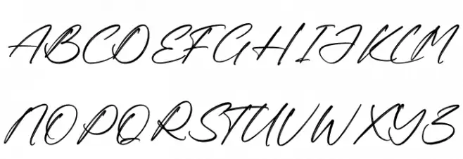Rodriguez Xavier Schriftart Groß
