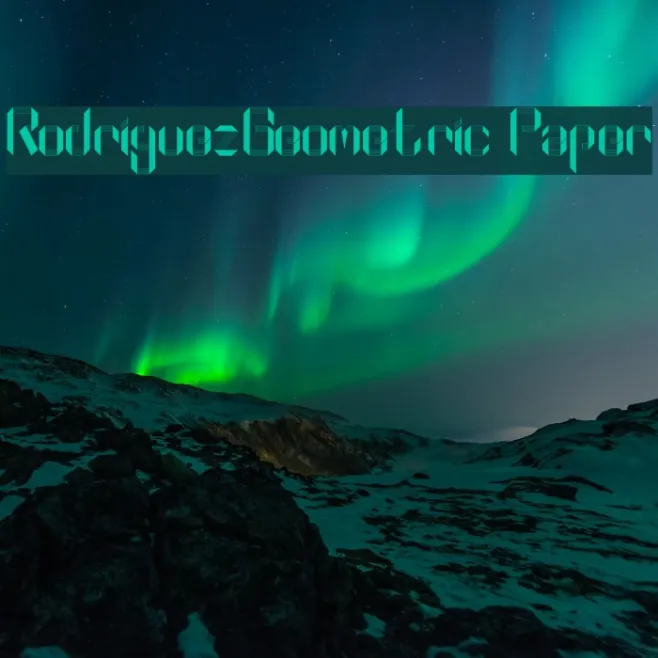 Rodriguez_Geometric Paper Example 2