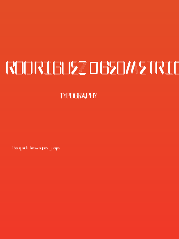 Rodriguez_Geometric Paper Poster