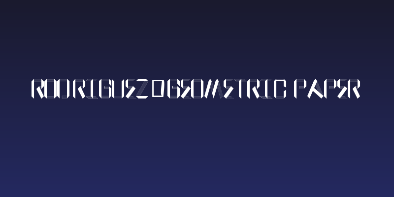 Rodriguez_Geometric Paper Social Header