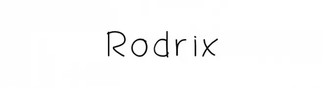 Rodrix  नि: शुल्क फ़ॉन्ट्स डाउनलोड