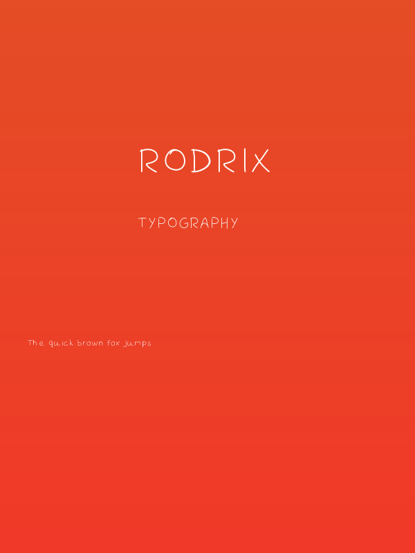 Rodrix Poster