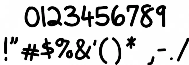 Rodscript Two Font OTHER CHARS