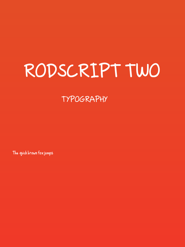 Rodscript Two Poster
