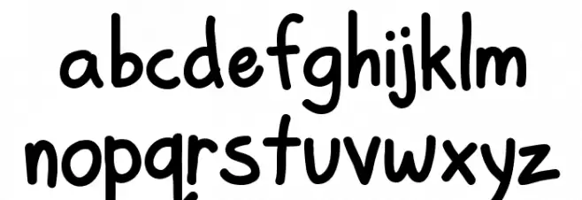 Rodscript Two फ़ॉन्ट लोअरकेस