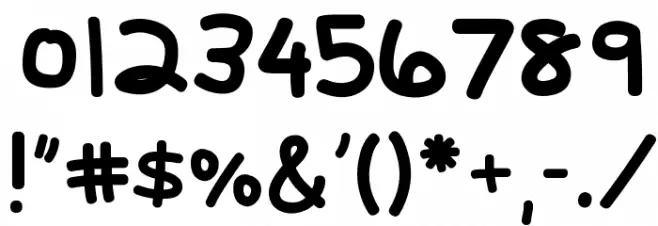 Rodscript Font OTHER CHARS