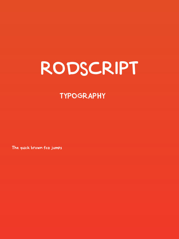 Rodscript Poster