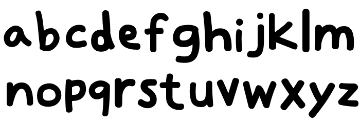 Rodscript Font LOWERCASE