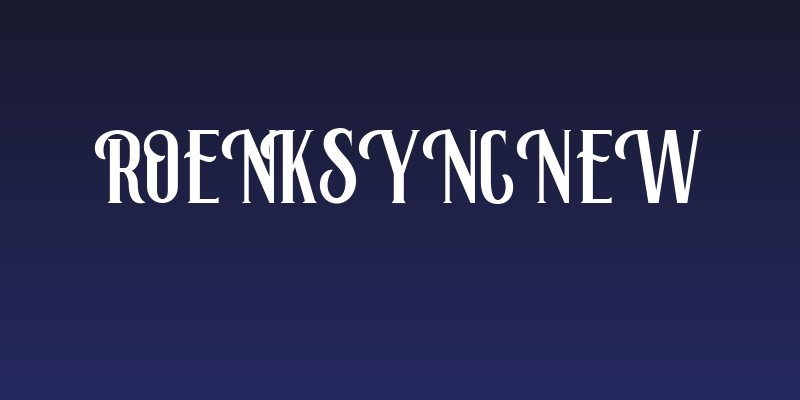 Roenksyncnew Social Header
