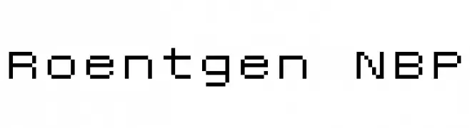 Roentgen NBP  font caratteri gratis