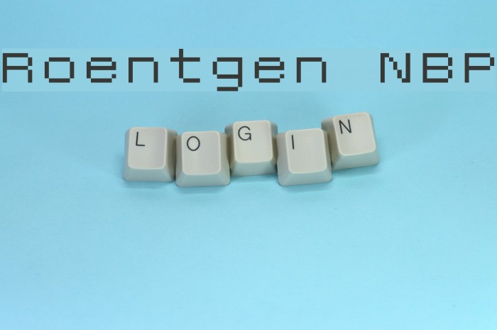 Roentgen NBP Font examples