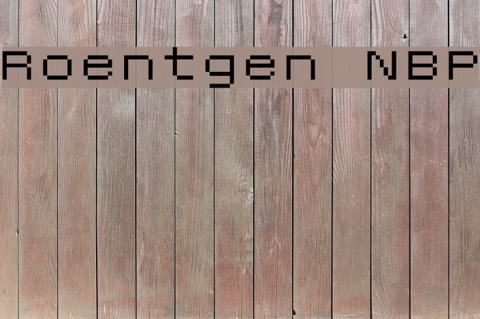 Roentgen NBP Font examples