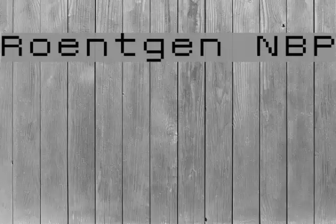 Roentgen NBP Font examples