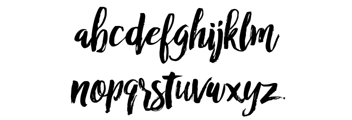 RofiTaste Font LOWERCASE